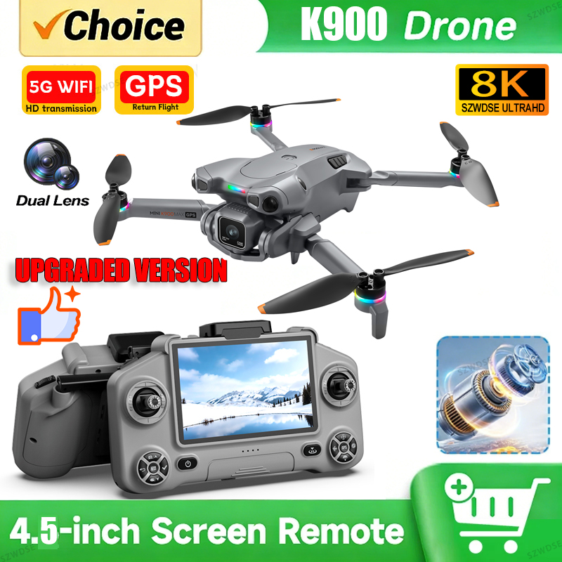 Drone Kit With Camera - Neue K900 MAX GPS-Drohne mit 4K